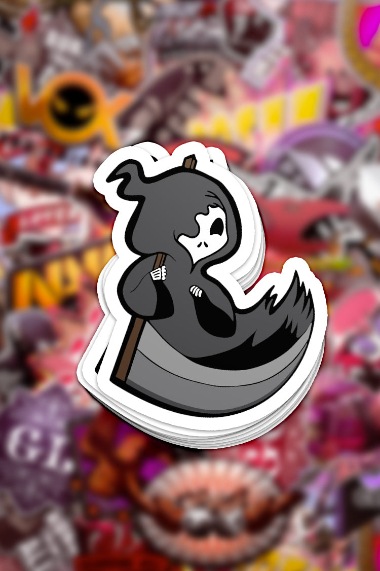 "Floating" Die Cut Vinyl Sticker